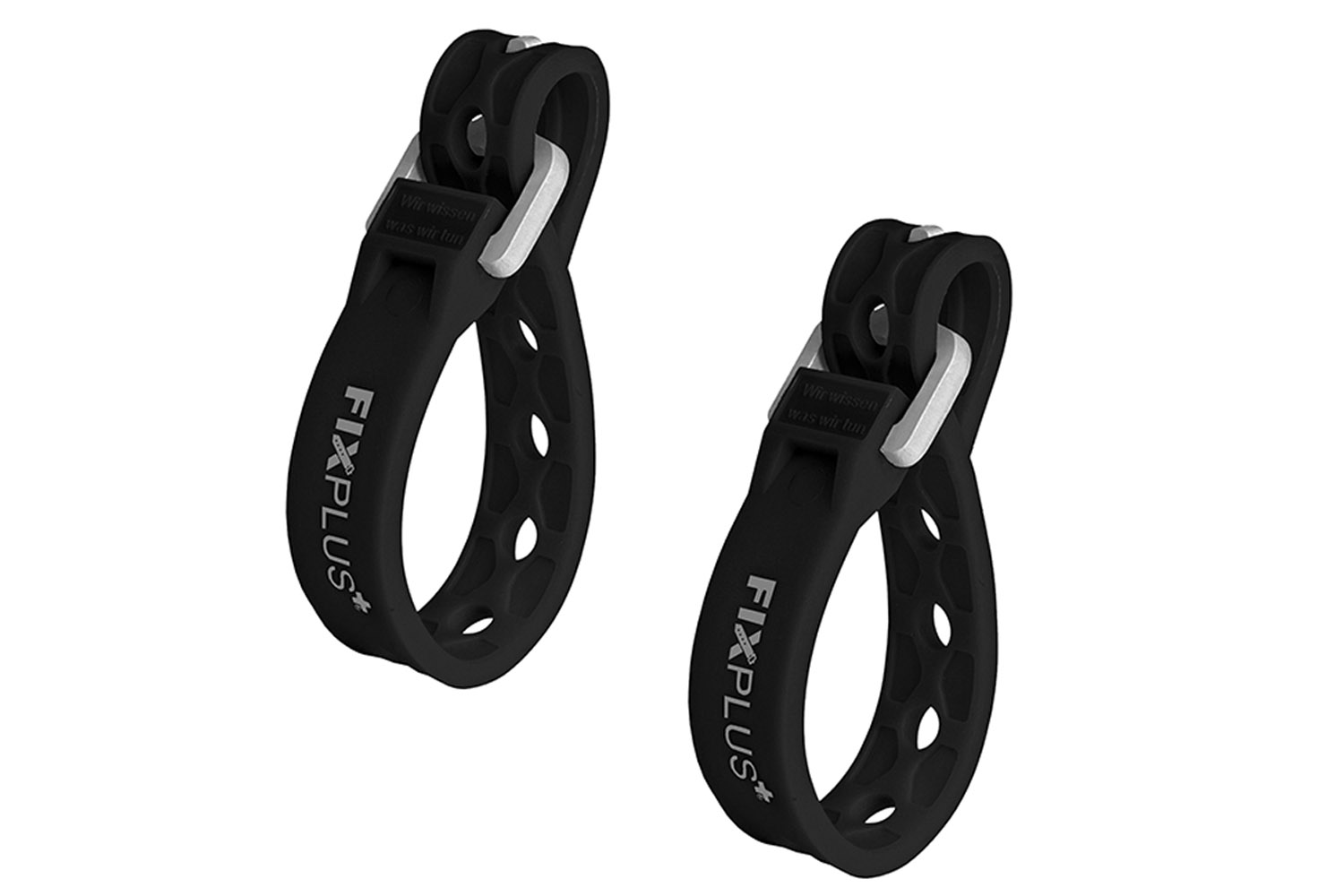 Befestigunsstraps, Fixplus 15cm schwarz, 2er Set Befestigunsstraps, Fixplus 15cm schwarz, 2er Set
