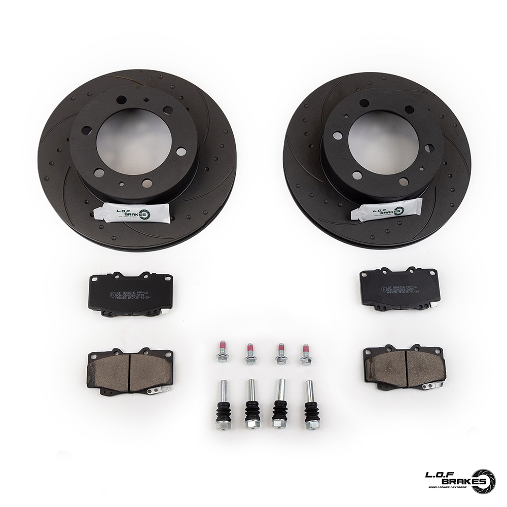 Bremskit L.O.F POWERspec Toyota Hilux 3.0 D-4D mit Stabilitätskontrolle (08-12)